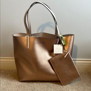 Kate Spade Metallic Tote Bag